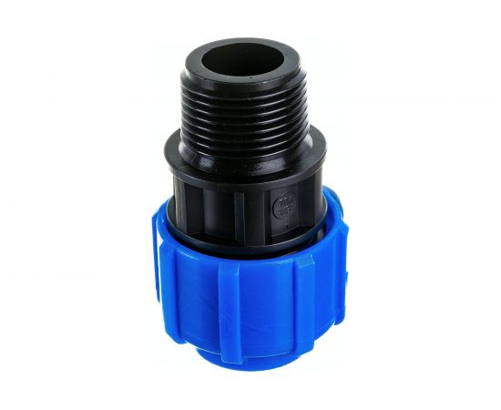 Муфта ПОЛИТЭК с наружной резьбой 20х3/4 53002034 – изображение 2