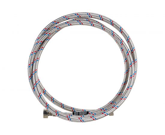 Гибкая подводка для воды Gigant с оплеткой из нержавеющей стали, 1/2""х250 см, г/г P-250-GG – изображение 2