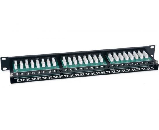 Патч-панель Cabeus высокой плотности, 1U, 48 портов RJ-45, категория 5e, PLHD-48-Cat.5e-Dual – изображение 2
