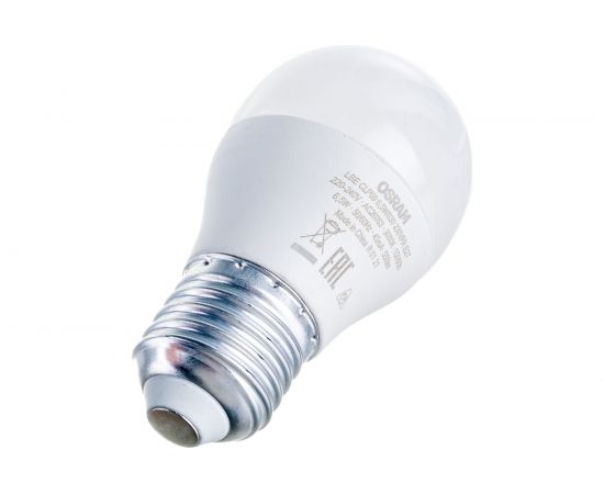 Светодиодная лампа Osram LED BASE CLASSIC P60 6,5W/830 230V E27 4058075527775 – изображение 3