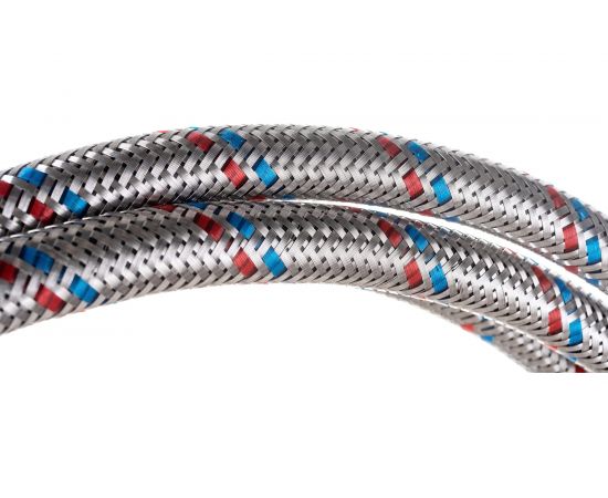 Гибкая подводка для воды Gigant с оплеткой из нержавеющей стали, 1/2""х200 см, г/г P-200-GG – изображение 3