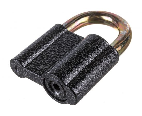 Навесной замок Bohrer СЧ-66, дужка 12 мм, 3 ключа, корпус 66 мм, с подвесом 71020661 – изображение 3