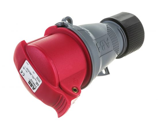 Кабельная розетка ABB Easy&Safe 316EC6, 16А, 3P+E, IP44, 6ч 2CMA102012R1000 – изображение 3