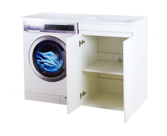 Напольная прямая тумба Misty Фостер - 55 под стиральную машину Э-Фос01055-01Пр – изображение 3