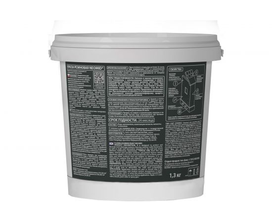 Резиновая краска Neomid Светло-зеленый 1,3 кг Н-КраскаРез-1,3-СвЗел – изображение 3