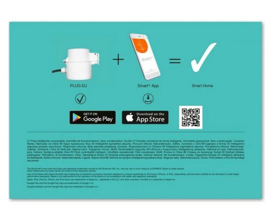 Умная розетка LEDVANCE SMART BT OUTDOOR PLUG EU 8X1 GF LEDV 4058075503106 – изображение 5
