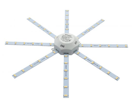 Комплект светодиодных линеек Apeyron Звездочка 220В, 20Вт, smd5730, 1500Лм, 4000К, IP30, 02-46 – изображение 9