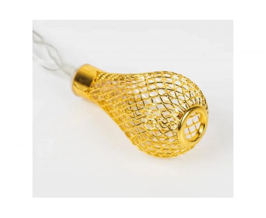 Светодиодная гирлянда NEON-NIGHT Восточные фонарики 1.5м, 10 LED, прозрачный провод, жёлт��й 303-071 – изображение 9