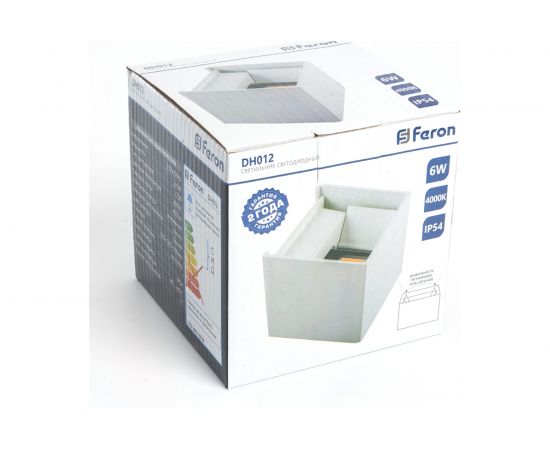 Садово-парковый светильник FERON 2х3W, 450Lm, 4000K, белый DH012 11871 – изображение 10