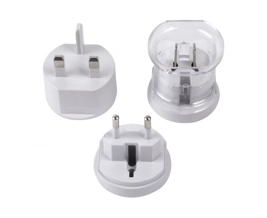 Универсальный адаптер для розеток Red Line UCA-2 3 в 1 ( EU/US/CN/UK/AU), белый УТ000026393 