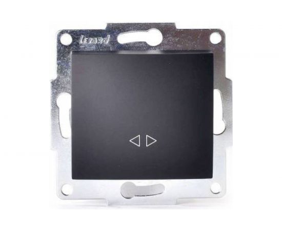 Промежуточный выключатель Lezard KARINA чёрный бархат 707-4288-107 