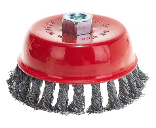 Щетка металлическая крученая чашка (125 мм; М14) для УШМ ON 20-04-125 