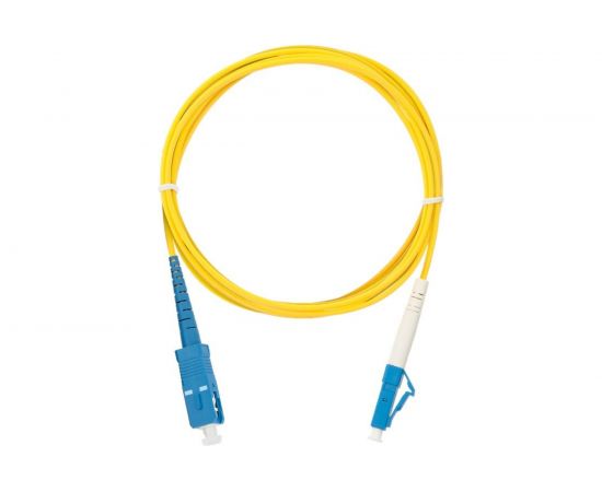 Переходной волоконно-оптический шнур NIKOMAX желтый, 5м NMF-PC1S2C2-SCU-LCU-005 
