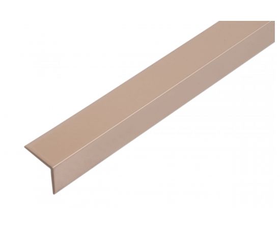 Самоклеящийся уголок GAH ALBERTS алюминий, маккиато, 14.5x11.5x1.5 мм 431914 