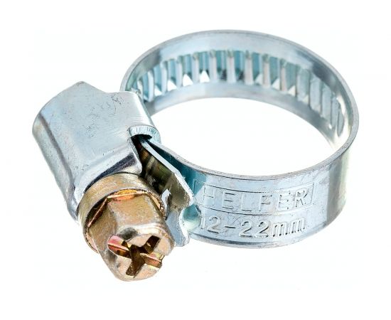 Хомут HELFER W1, 12-22 мм, оцинкованная сталь, уп. 100 шт. HF004037 