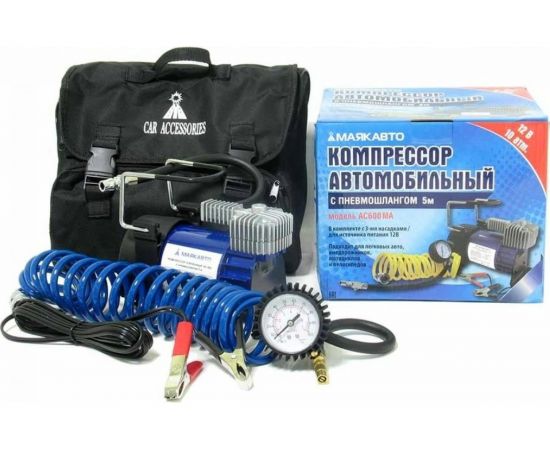 Компрессор МАЯКАВТО AC600ma 35 л/м, усиленный, на АКБ AC600ma 