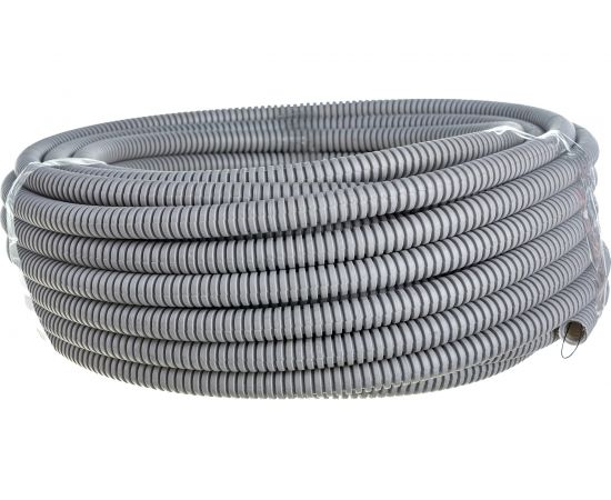 Легкая гофротруба УРАЛ ПАК ПВХ, с протяжкой Россия - 16 мм 25 м ГФ-0101716-025 