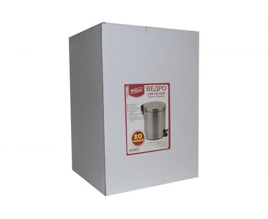 Ведро для мусора Рыжий кот 20л с педалью DBM-01-20 310432 – изображение 2