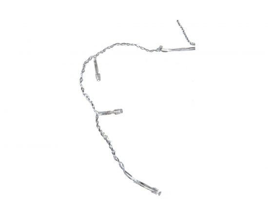 Гирлянда Neon-Night АЙСИКЛ бахрома, 1.8х0.5м, прозрачный ПВХ, 48 LED СИНИЕ IP20 255-013 – изображение 2