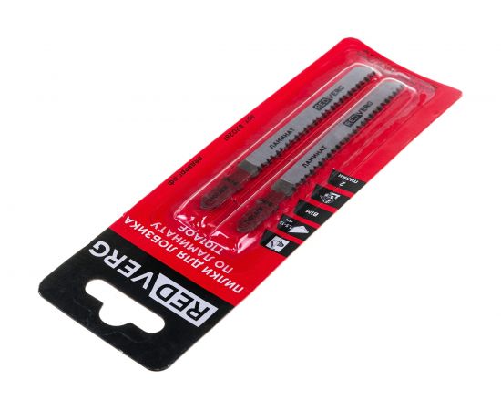 Пилка для лобзика по ламинату T101AОF чистый криволинейный рез, BIM 2 шт. REDVERG 6623557 – изображение 2