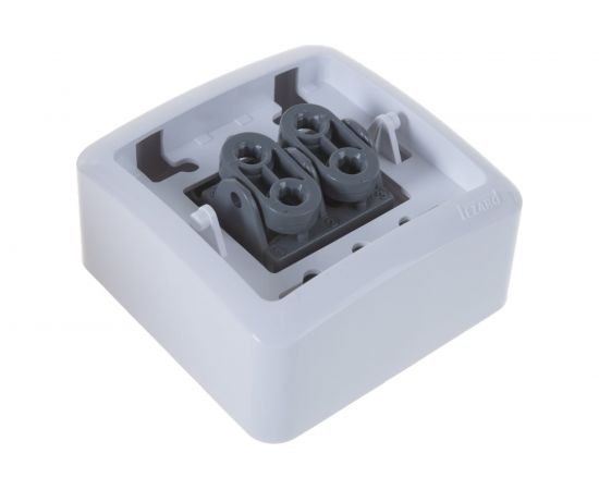Выключатель Lezard, VIOLA, двойной, белый, 751-0200-101 – изображение 2