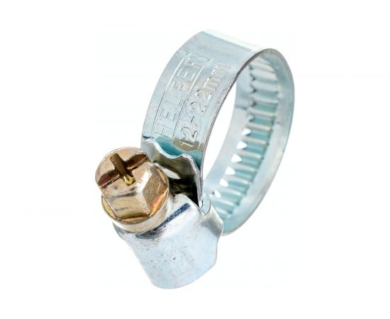 Хомут HELFER W1, 12-22 мм, оцинкованная сталь, уп. 100 шт. HF004037 – изображение 3