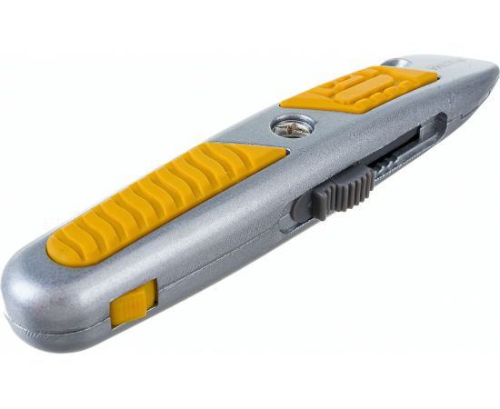 Нож Ultima 18 мм, трапециевидное лезвие, металлический обрезиненный корпус 119032 – изображение 3