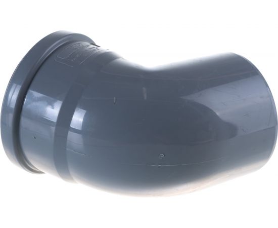 Канализационный отвод RTP 110 мм, 67 градусов, серый 16356 – изображение 3
