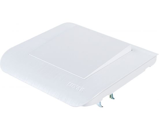 Выключатель LUXAR Deco с/у 1 клавиша, белый с рифленой рамкой, 250В 10А 4606400620174 – изображение 4