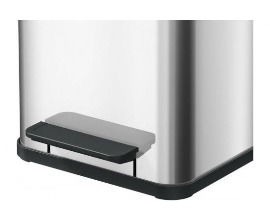 Мусорный контейнер Hailo Оko duo Plus M 2x9 л, нержавеющая сталь, хром, 0622-200 – изображение 4