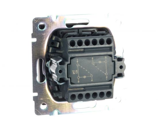 Проходной выключатель Smartbuy 2-клавишный с индикатором 10А черный Нептун SBE-05b-10-SW22-1 – изображение 5