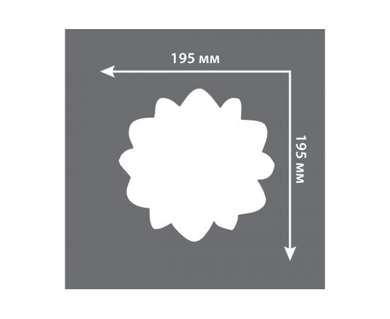 Потолочная розетка Decomaster d наружный 195 мм 80195 – изображение 5