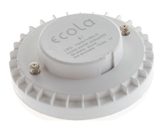 Светодиодная лампа Ecola GX53 LED 10,0W Tablet 220V 4200K матовое стекло /композит/ 27x75 T5QV10ELC – изображение 5