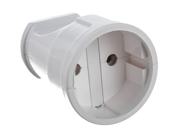 Разборная розетка Volsten Sb1-M11 16А белая без заземления 1 гнездо Модель РА16-001 14445 – изображение 5