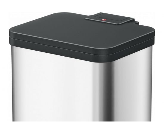 Мусорный контейнер Hailo Оko duo Plus M 2x9 л, нержавеющая сталь, хром, 0622-200 – изображение 5