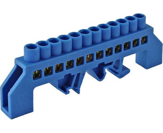 Шина TDM N нулевая, в изоляторе, на DIN-рейку, 8x12мм, 12 групп, SQ 0801-0079 