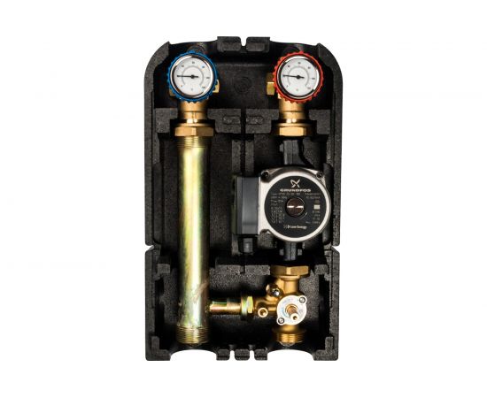 Насосная группа с 3-х ходовым приводным смесителем (1; с насосом Grundfos UPSO 25-65) STOUT SDG-0003-002502 