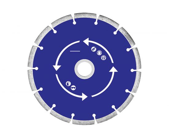 Диск алмазный отрезной сегментный (125х22.2 мм) MOS 37212М 