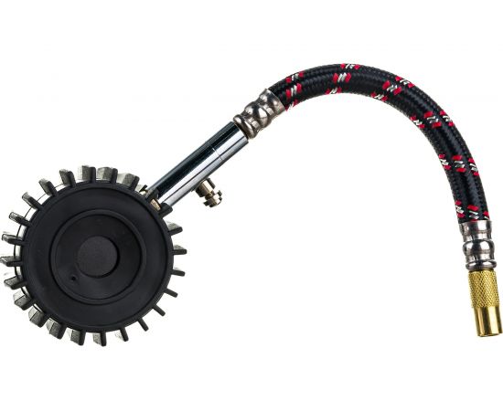 Манометр в металлическом корпусе SKYWAY 7 АТМ с резиновой защитой и шлангом S07701005 