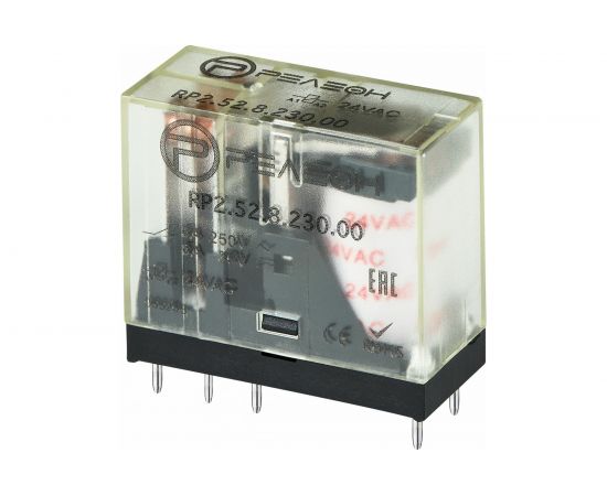 Промежуточное реле РЕЛЕОН 2 перекидных контакта 5А 230В AC RP252823000 