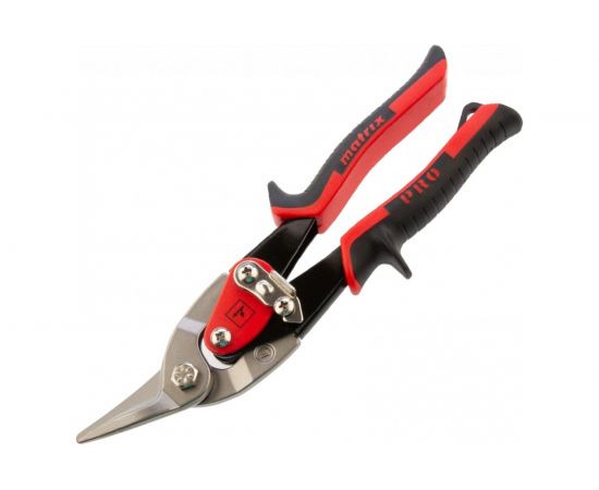 Ножницы по металлу Matrix 250 мм, левый рез, сталь CRMO, двухкомпонентные рукоятки, PRO 78326 