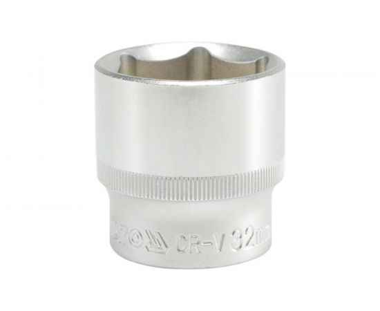 Головка торцевая короткая (32 мм; CrV; 1/2DR) YATO YT-1220 