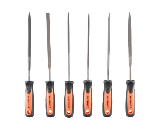 Набор надфилей PATRIOT NFS-6, 140мм, 6 предметов 350004440 