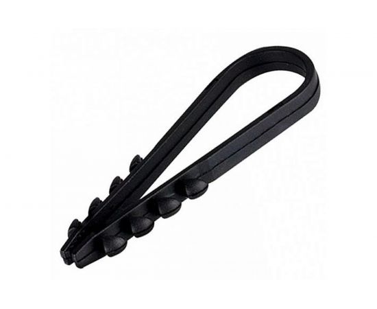 Дюбель-хомут ПЭМИ 5-10 для кругл. кабеля, черный 100 шт. X7902788 