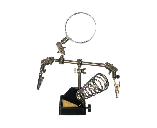 Держатель третья рука с лупой х2.5 ZD-10G REXANT 12-0252 – изображение 2