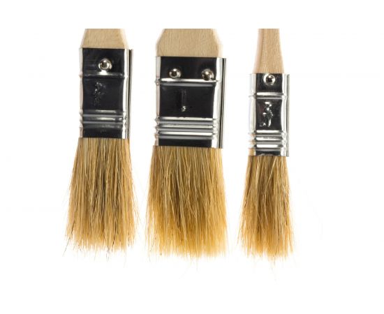 Набор плоских кистей 3 шт SPARTA 841115 – изображение 2