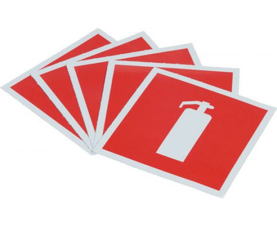 Наклейка-знак пожарной безопасности REXANT Огнетушитель, 150х150мм 56-0051-1 – изображение 2