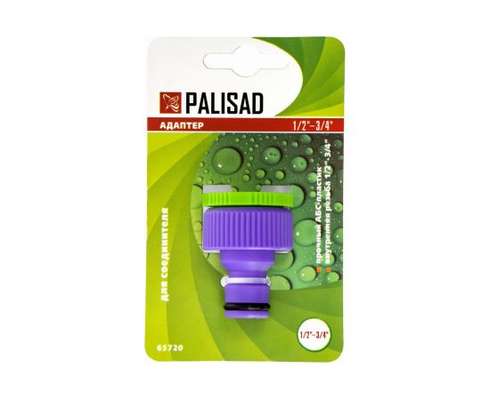 Адаптер внешний пластмассовый 1/2-3/4 PALISAD 65720 – изображение 3