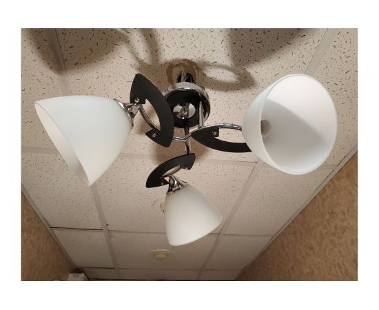 Люстра JUPITER LIGHTING N01-1715/3 хром, венге-3х60W E27 230V N01-1715 – изображение 4