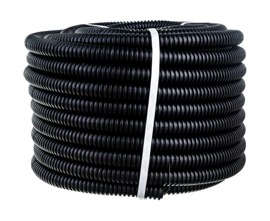 Гофрированная труба ЭРА ПНД черный d 20мм с зонд. легкая 25м Б0020120 – изображение 4